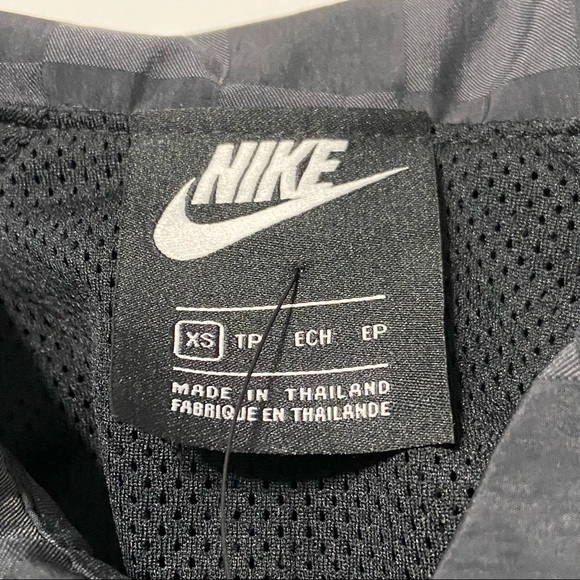 Women’s Nike Sportswear Coaches Checkered Button WindbreakerJacket Oversized NEW - Picture 8 of 12